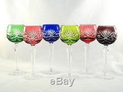 Featured image of post Coloured Cut Glass Wine Glasses - Wine glasses for rose, white and red wines.