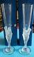 (1) PAIR ERTE MAJESTIQUE CHAMPAGNE CRYSTAL FLUTES With BOXES SIGNED FROM FRANCE
