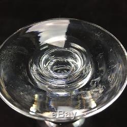 1 Stueben 7877 Wine Crystal Glass Bubble 5 1/4 Clear