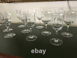 10 Baccarat wine glasses Capri