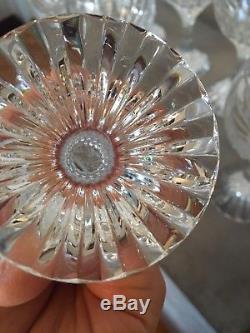 10 French Baccarat Massena Crystal Tall Water/Wine Goblets