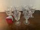 10 Glasses Wine Red Decor Palm Leaves IN Crystal Baccarat (Price per Unit)