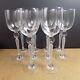 10 Mikasa Crystal Moonlight Frost 9.75 Wine Glasses Goblets