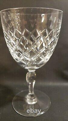 10 Orrefors Karolina Water Wine Goblets Stemware 5 7/8 inch tall