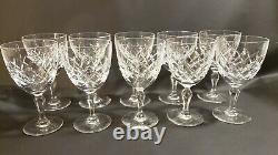 10 Orrefors Karolina Water Wine Goblets Stemware 5 7/8 inch tall