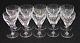 10 Val St. Lambert France Montana TCPL Clear Crystal 5-3/8 Inch Wine Goblets
