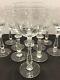 10-Vintage Libby Rock Sharpe Frontenac 8 Wine / Water Glasses Mint