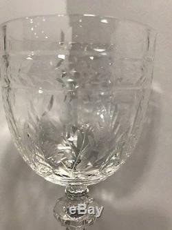 10-Vintage Libby Rock Sharpe Frontenac 8 Wine / Water Glasses Mint