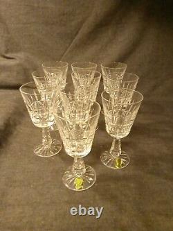 10 Waterford Crystal Kylemore Claret Wine Glasses