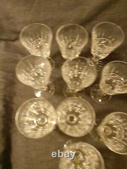 10 Waterford Crystal Kylemore Claret Wine Glasses