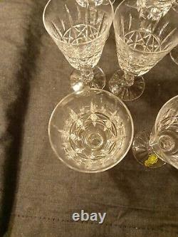 10 Waterford Crystal Kylemore Claret Wine Glasses