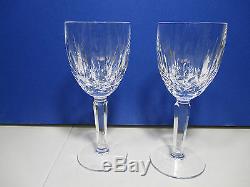 10 Waterford Kildare Crystal Wine Glasses Made in Ireland in Boxes #782