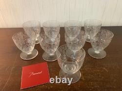 10 Wine Glasses Model Lully In Baccarat Crystal (Price Per Unit)