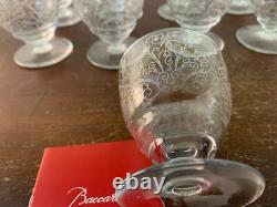 10 Wine Glasses Model Lully In Baccarat Crystal (Price Per Unit)