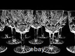 11 Brilliant Waterford Crystal Ashling Port Wine Glasses Made Of Ireland