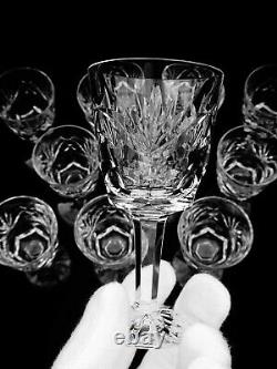 11 Brilliant Waterford Crystal Ashling Port Wine Glasses Made Of Ireland