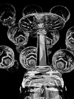 11 Brilliant Waterford Crystal Ashling Port Wine Glasses Made Of Ireland