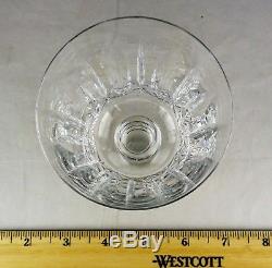 11 Rare Baccarat Crystal Ile de France Wine Goblets Glasses French Signed
