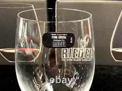 11 Riedel Crystal 5 cabernet/merlot stemless O Wine Tumbler Glasses MINT