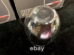 11 Riedel Crystal 5 cabernet/merlot stemless O Wine Tumbler Glasses MINT