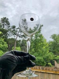 11 Rosenthal MAITRE Crystal Tall Bubble Stem Studio Line White Wine glasses