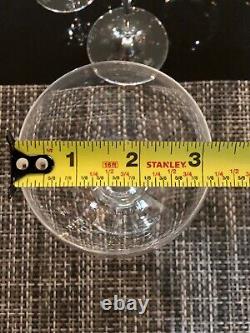 11 Rosenthal MAITRE Crystal Tall Bubble Stem Studio Line White Wine glasses