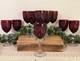 11 Vtg Ruby RED Cristal D' Arques Durand Tall Wine Water Glass Goblets Luminarc