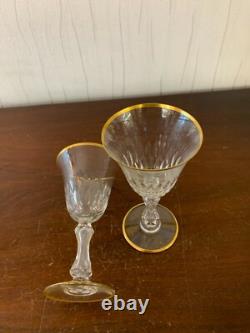 11 White Wine Glasses Model Lozère Cut Crystal Saint Louis (Price Per Unit)