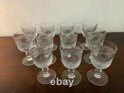 11 Wine Glasses Model Crystal De Saint Louis (Price Per Unit)
