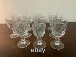 11 Wine Glasses Model Crystal De Saint Louis (Price Per Unit)