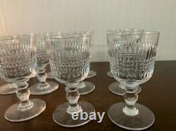 11 Wine Glasses Model Crystal De Saint Louis (Price Per Unit)