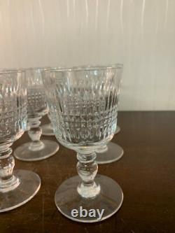 11 Wine Glasses Model Crystal De Saint Louis (Price Per Unit)