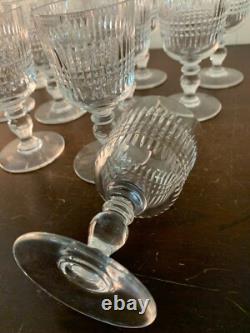 11 Wine Glasses Model Crystal De Saint Louis (Price Per Unit)