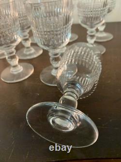 11 Wine Glasses Model Crystal De Saint Louis (Price Per Unit)