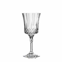 11 oz. Crystal Cut Plastic Wine Goblets Fancy Wedding Party Wine Glasses 48pcs