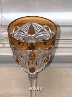 12 Baccarat Crystal Lagny Wine Glasses