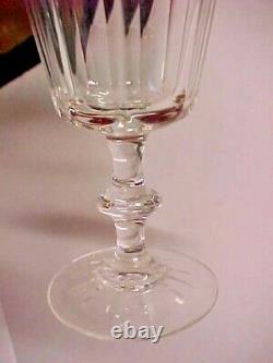 12 Bohemian Ajka HILAERIA CRANBERRY RED Laurel 8oz Wine Goblets 6 1/4 EXCELLNT