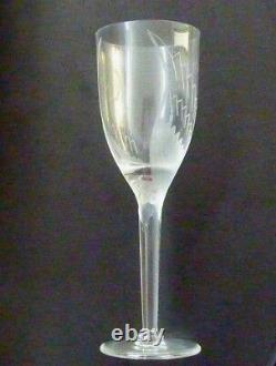 12 Lalique Angel Champagne Flutes Signed Mint (Ange) Retail $6,300