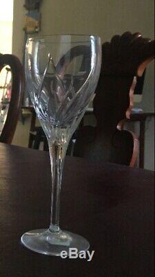 12 Marquise By Waterford Crystal Wine Glasses- Summer Breeze