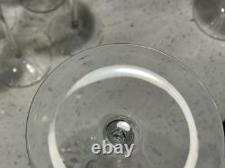 12 Miller Rogaska Soho Wine Glasses Hand Blown High Quality Crystal