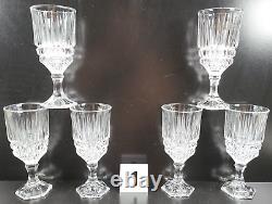 12 Pc Fostoria Heritage Clear Wine Glasses Water Goblets Set Vintage Crystal Lot