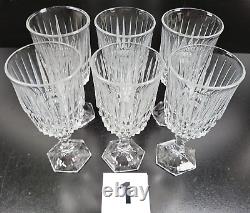 12 Pc Fostoria Heritage Clear Wine Glasses Water Goblets Set Vintage Crystal Lot