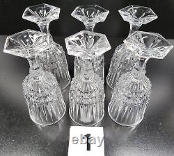 12 Pc Fostoria Heritage Clear Wine Glasses Water Goblets Set Vintage Crystal Lot