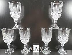 12 Pc Fostoria Heritage Clear Wine Glasses Water Goblets Set Vintage Crystal Lot
