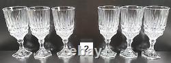 12 Pc Fostoria Heritage Clear Wine Glasses Water Goblets Set Vintage Crystal Lot