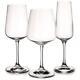 12 Piece Wine Glass Set Red, White, Champagne Ovid Glassware Villeroy & Boch