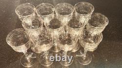 12 Pieces ROCK SHARPE Wine Goblets / Cordials 5.5 4 ounces Great Condition