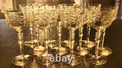 12 Pieces ROCK SHARPE Wine Goblets / Cordials 5.5 4 ounces Great Condition
