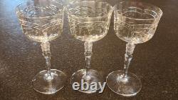 12 Pieces ROCK SHARPE Wine Goblets / Cordials 5.5 4 ounces Great Condition