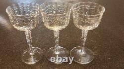 12 Pieces ROCK SHARPE Wine Goblets / Cordials 5.5 4 ounces Great Condition
